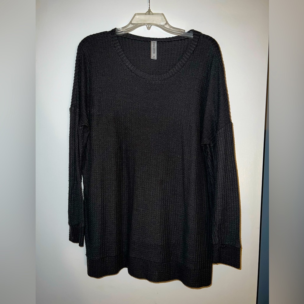 Size medium waffle sweater